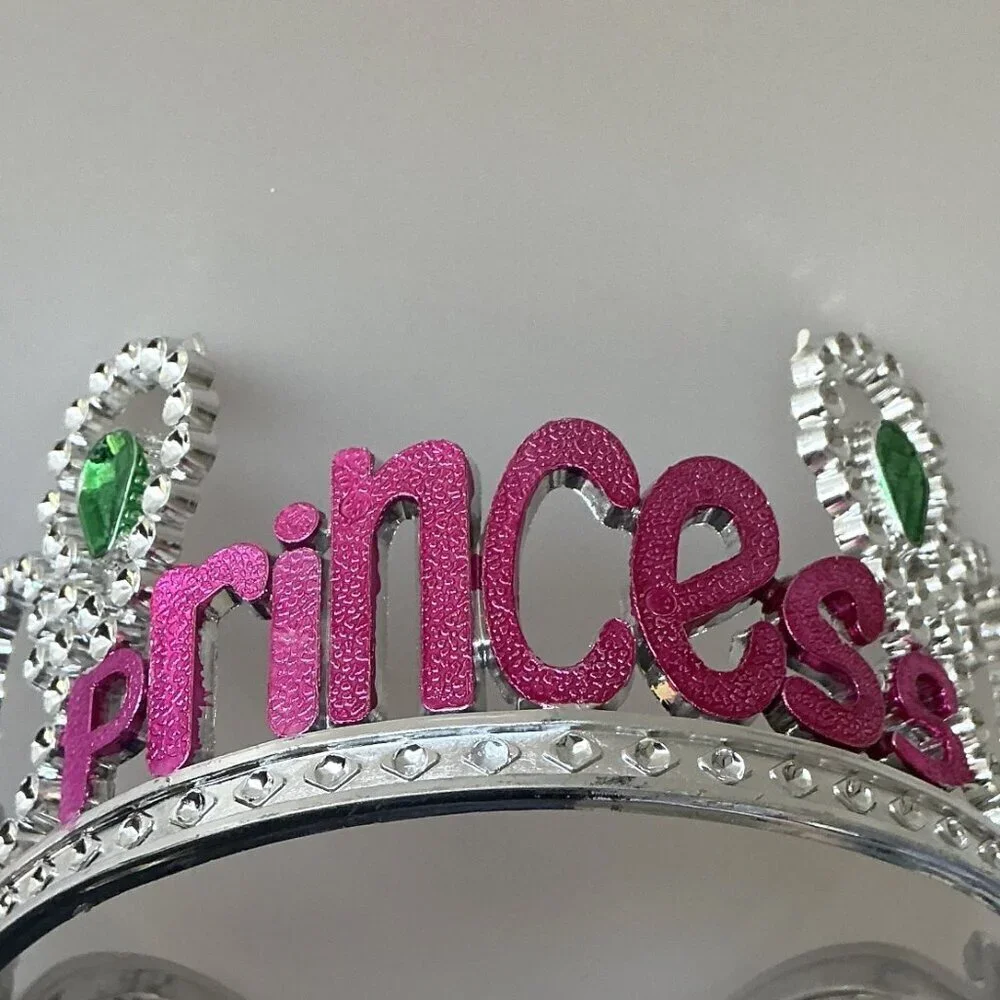 DISNEY SLEEPING BEAUTY AURORA COSTUME PRINCESS TIARA COSLAY EUC - Picture 10 of 14